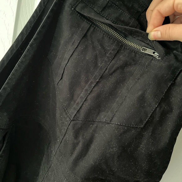 Asos Black Denim Overalls - Picture 2 of 6